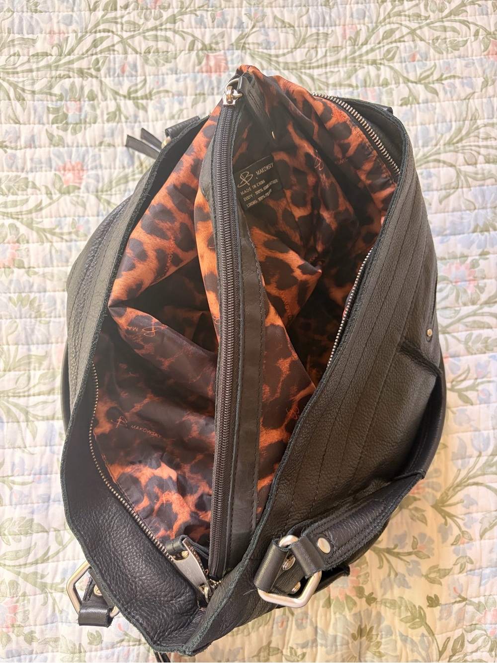 B. Makowsky oversized slouchy leather bag❤️ - Picture 9 of 10